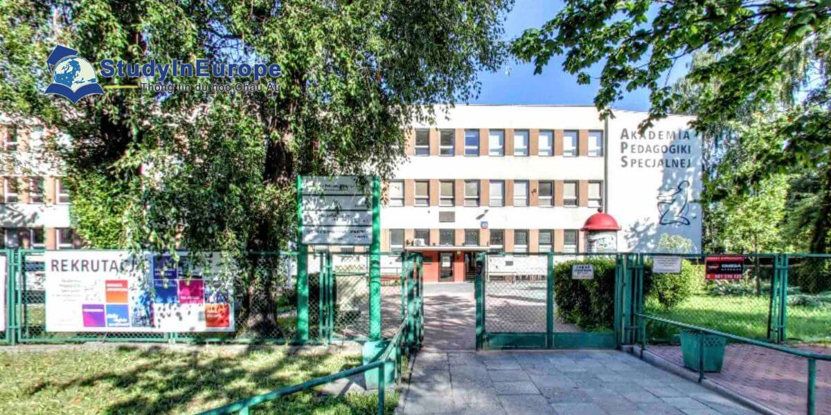 Review Học viện Đặc biệt Maria Grzegorzewska (Akademia Pedagogiki Specjalnej im. Marii Grzegorzewskiej)