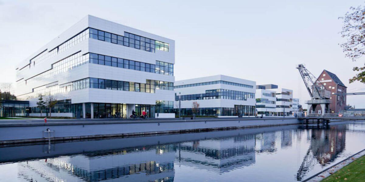 Kiến trúc hiện đại của trường Đại học Khoa học Ứng dụng Rhine-Waal